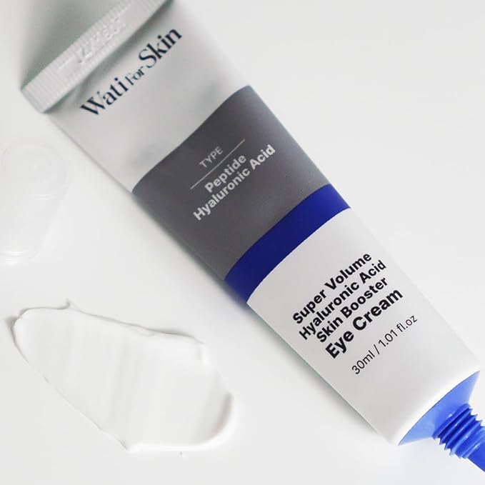 Super Volume Hyaluronic Acid Skin Booster Eye Cream – Deep Hydration & Plumping for Fine Lines, Korean Skin Care, 30ml / 1.01 fl.oz.