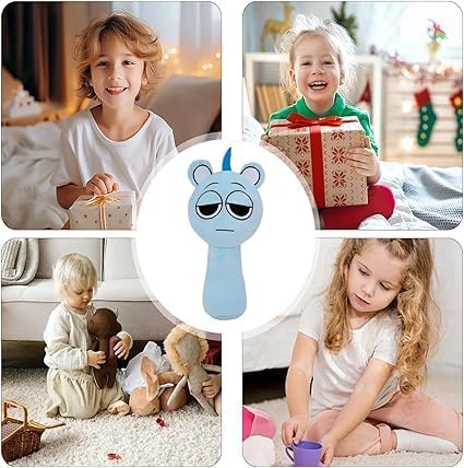 Sprunky Plush Toys Sprunky Wenda and Gray Plushies Sprunky Plushes Soft and Funs Stuffed Toys Dolls for Fans and Friends Birthday for Girls Boys (Light Blue)
