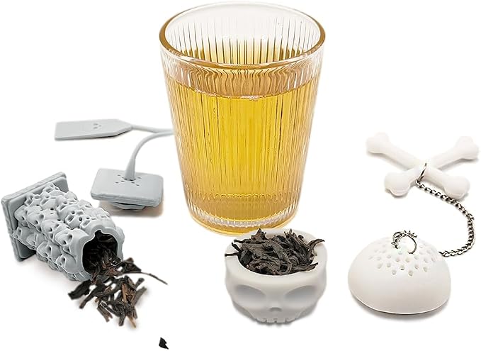 2 Pcs Horror Style Silicone Tea Infuser, Loose Tea Leaf Steeper | Creative Tea Steeper, Gifts For Women And Tea Enthusiasts, Tea Gift Set, Make Every Infusion Fu