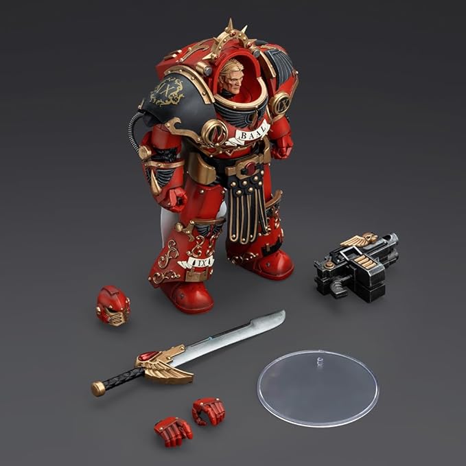JOYTOY Warhammer The Horus Heresy 1/18 Action Figure Blood Angels Legion Praetor in Tartaros Terminator Armour Collection Model