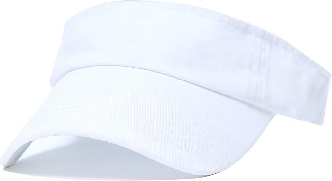 ANDICEQY Sports Sun Visor Hat, Sun Hat Visors for Women and Men for Outdoor | Adjustable Sun Visor Hats, Lightweight & Breathable, Cotton, Ideal for Running, Tennis, Golf, Outdoor Sports and Beach