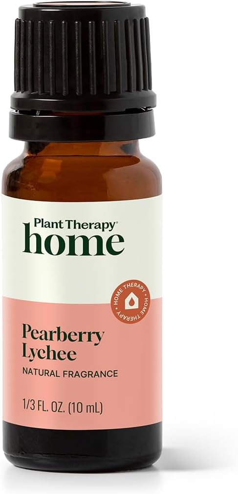 Plant Therapy Home Pearberry Lychee Natural Fragrance 10 mL (1/3 oz) Bright, Fun & Fruity Scent, Enlivens Your Home Atmosphere, Long-Lasting Natural Fragrance