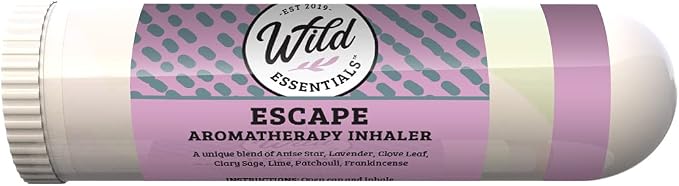 Wild Essentials Relaxation 6 Aromatherapy Nasal Inhaler Multi Pack Made with 100% Natural, Therapeutic Grade Essential Oils to Help Keep You chill and Relaxed