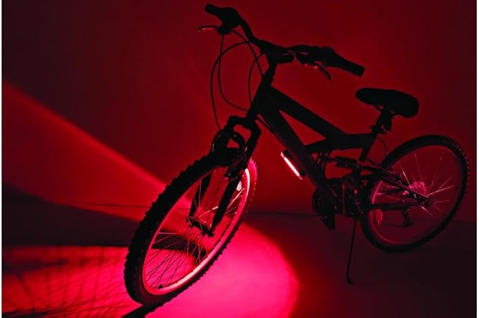 Brightz GoBrightz LED Bike Frame Light - Glowing Bike Underglow Light Bar for Night Riding - 4 Modes Flashing or Steady Glow - Cool Bicycle Lights for Kids, Teens & Adults - Be Cool, Be Safe, Be Seen