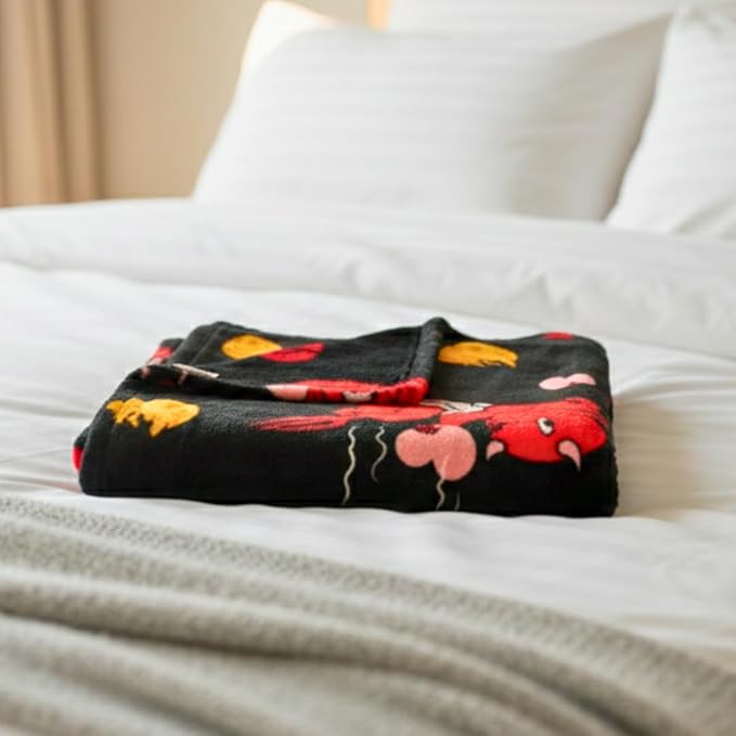Hot Stuff The Little Devil Bedding Super Soft Plush Cozy Throw Blanket, 50 in x 70 in, (Officially Licensed Product) by Franco Collectibles