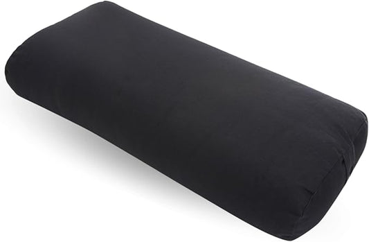 Everyday Yoga Premium Bolster, Soft & Supportive Meditation Pillow with Carry Handle, Lightweight Cushion for Restorative Yoga & Relaxation (Multi-Color)