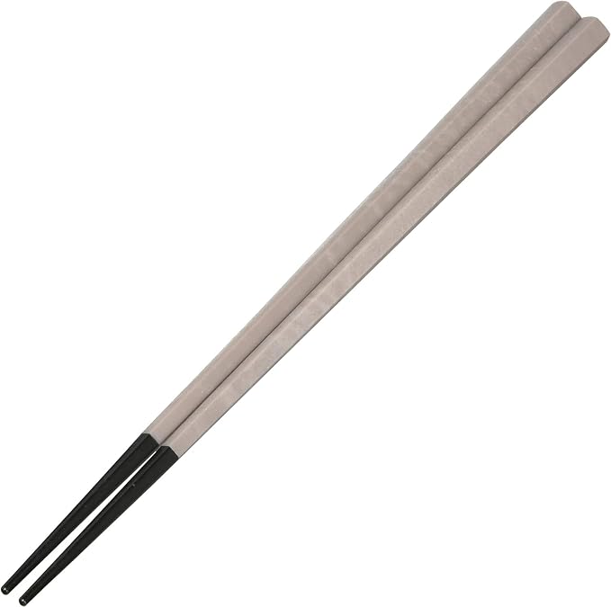 皿 ARAS Chopsticks reusable Pinkgray 9.1 inches, made in Japan, Dishwasher-safe, Durable, Pentagon, Simple