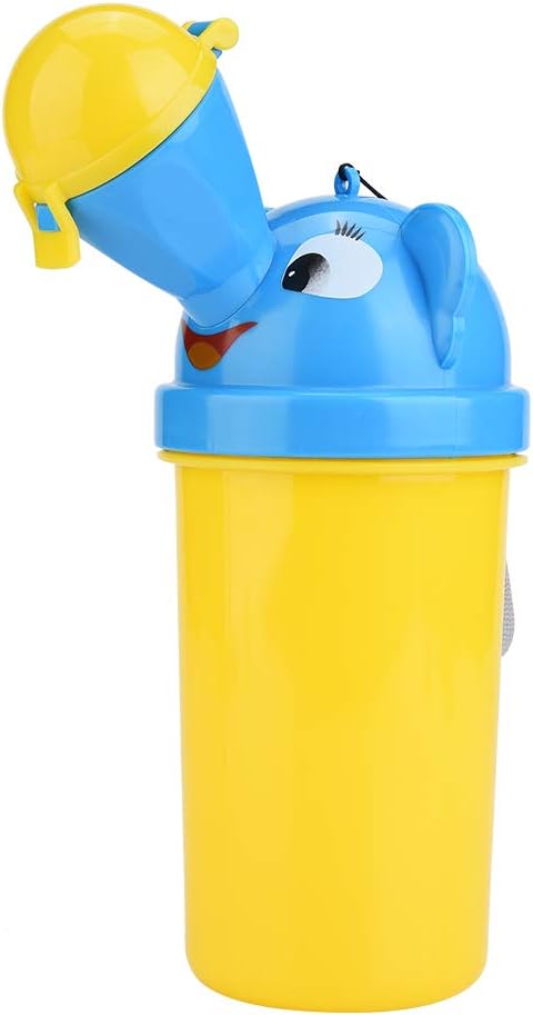 Upgrade Cute Cartoon Shape Boys and Girls Child Pee Training Cup Emergency Travel Potty Toilet for Toddler Car Camping Travel (Boys),Baby Portable Urinal Potty, Baby Portable Urinal Potty, Upgra