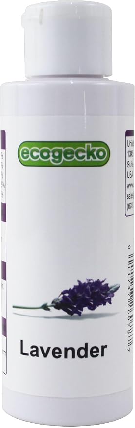 Ecogecko Fragrance Aroma Oil for use with EcoGecko Air Revitalizers/Cleaners, Water Based Air Purifiers and Oil Diffusers, 12 Scents to Choose from, 100ML, Lavender