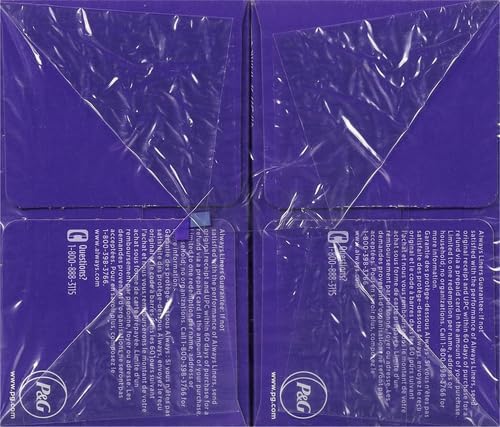 Always Panty Liners for Women Anti-Bunch Xtra Protection Daily Liners, Long, Unscented 108 Count (Pack of 4)