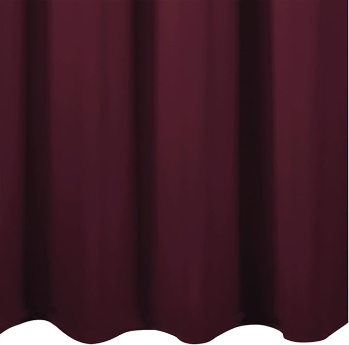 LEMOMO Burgundy Red Blackout Curtains 34 x 84 Inch Length/Set of 2 Curtain Panels/Thermal Insulated Room Darkening Blackout Curtains for Bedroom