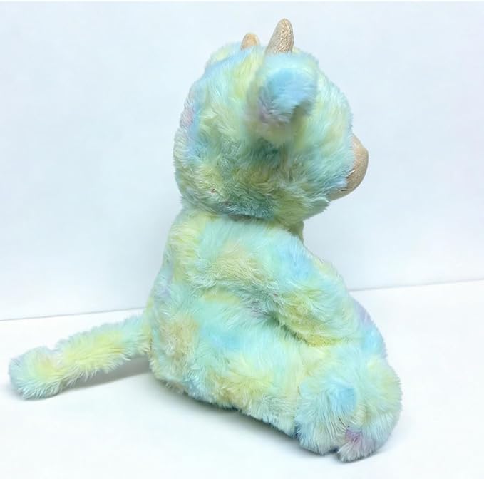 Cute Cow Plush Stuffed Animal Doll Toy 8 inch for Girls Boys (sit Cow CAI Green
