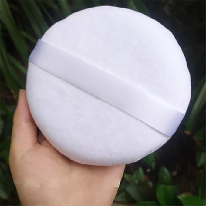 Topwon 5 Inch Powder Puff for Body Baby - Extra Large Jumbo Size Body Powder Puff Dusting Powder Blending & Setting Makeup Foundation (1 Pieces)