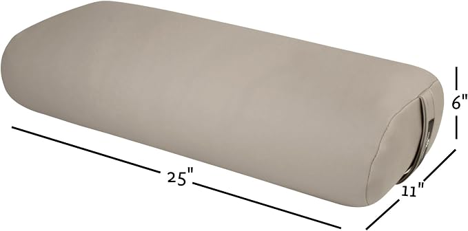 Hugger Mugger Standard Yoga Bolster - Firm, Supportive, Handmade, Durable