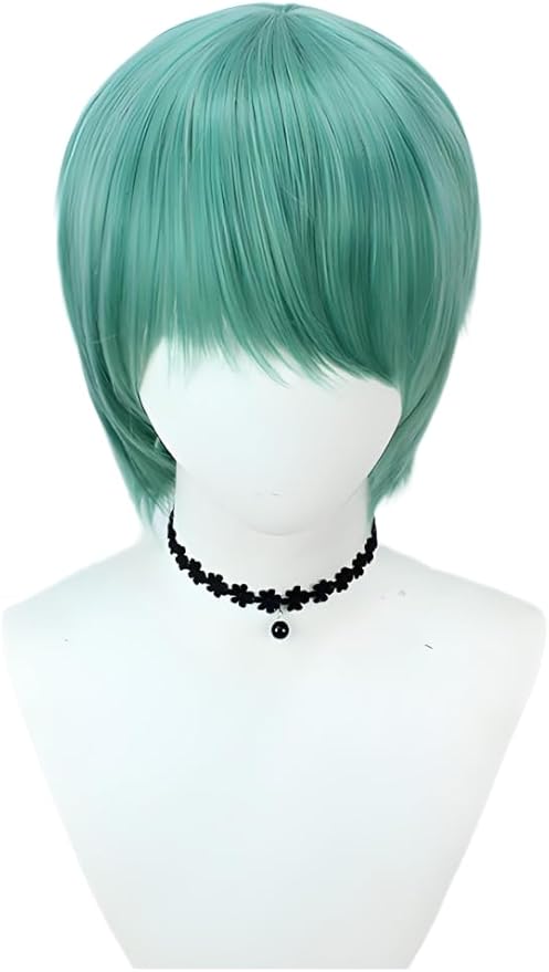 Saja Cosplay Anime Costume Accesories Baby Saja Green Wigs Adults Mens Halloween Outfits Props