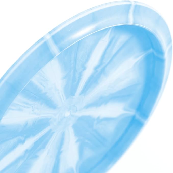 Latitude 64 Retro Burst River | Disc Golf Fairway Driver | Easy-to-Throw Disc Golf Driver for Beginners | Straight Flying | 170g+ Frisbee Disc | Unique Burst Patterns | Blue