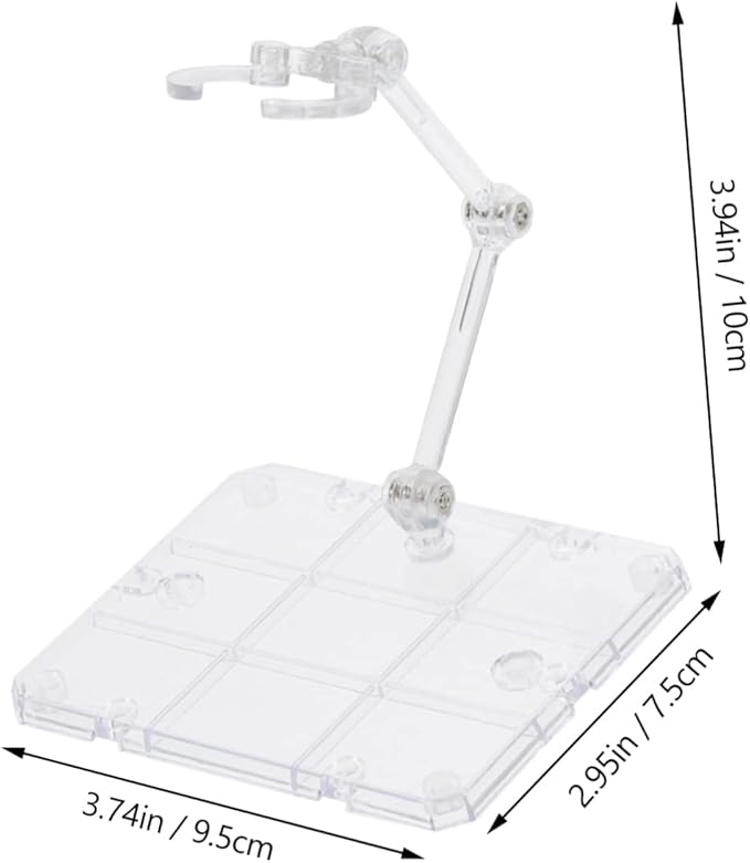 iplusmile 1 Set Figure Stand Model Toy Holder Doll Model Support Stand Doll Support Frame Toy Bracket Display Holder Figure Display Holder Display Rack Flexible Stand
