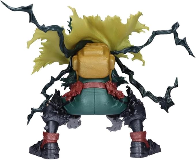Midoriya Izuku Figure Blackened Squatting Pose PVC Model 11cm Anime Action Figures MHA Figurine Collectible Figures Ornaments