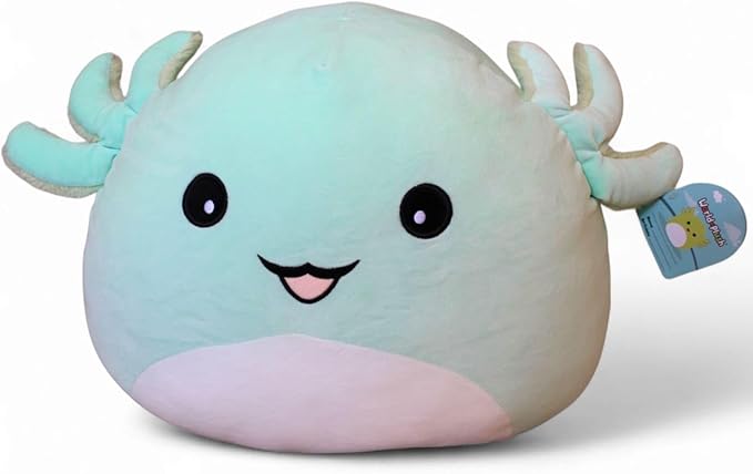 29-Inch Jumbo Axolotl Plush – Giant Stuffed Animal Toy for Kids & Adults – Soft Kawaii Squishy Plushie Pillow – Cute Axolotl Gift for Girls, Boys, Bedroom Decor