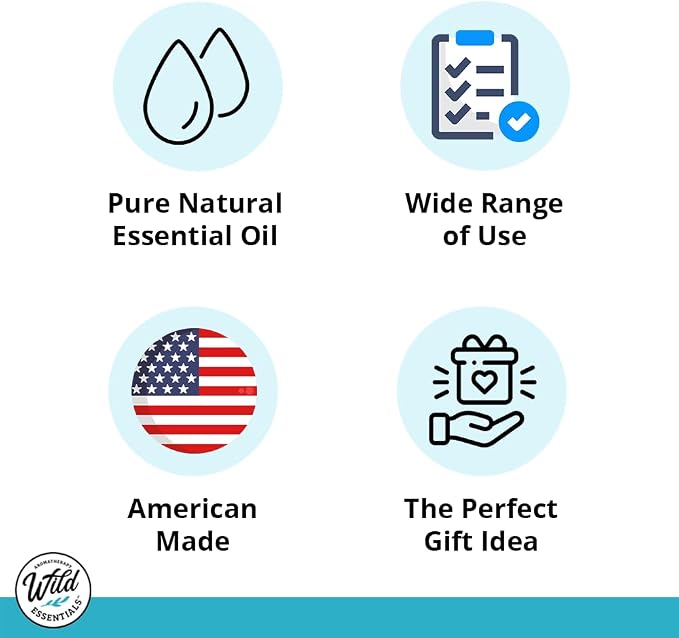 Wild Essentials Rose Gold Tree of Life Essential Oil Car Vent Diffuser Kit – 316L Stainless Steel Locket, Rubber-Coated 4-Way Clip, 8 Color Pads (22mm), 25mm – Includes Alert & Inner Calm (2 x 10ml)