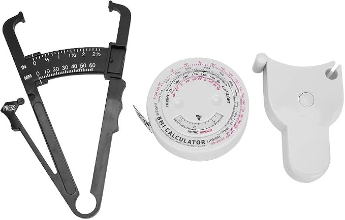Body Fat Tester Retractable Waist Measuring Tape for Health Measurement BMI Tool Portable for Home Use
