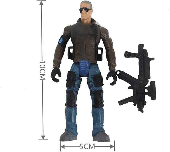 Army Men VS Zombie Action Figure Toys Realistic Battle Scene Zombie Playset Collections Christmas Halloween Toys Gifts Decoration for Boys Adults Kids (12PCS)