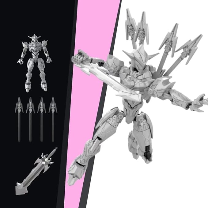 Fully Assembled T13 3D Printed Action Figure with Movable Joints & Interchangeable Weapons - 3D Printed Collectible Toy Ready-to-Play for Boys and Girls (Grey)