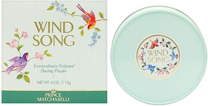 Prince Matchabelli Wind Song Dusting Powder for Women 4 Oz / 120 Ml (045893609602)
