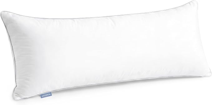 Leeden 14x36 Pillow Insert Single Pack - 14x36 Inch Rectangular Decorative Throw Pillow Insert, Soft Fluffy Supportive Cushion Form for Couch Bed, White Single Pillow Insert