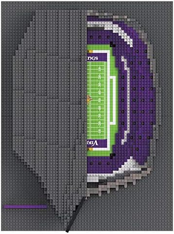FOCO NFL 3D BRXLZ Stadium Building Block Set