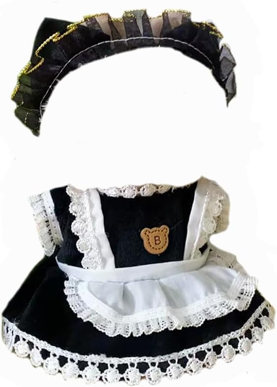 Clothes Set for 17cm Doll, 5 Pack Clothes & Outfit Pack for 17cm Dolls, Dolls Accessories for Collectors, No Doll Included (Set 4)