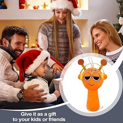 Sprunky Plush Toys Sprunky Wenda and Gray Plushies Sprunky Plushes Soft and Funs Stuffed Toys Dolls for Fans and Friends Birthday for Girls Boys (Orange)