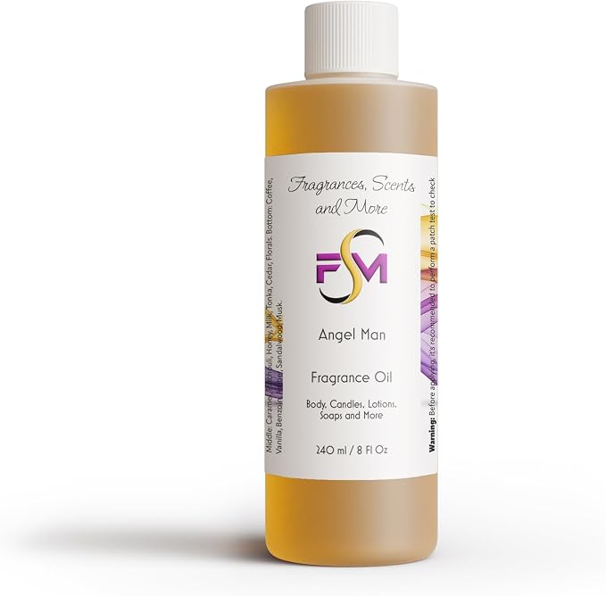 Angel Man Fragrance Oil - 8 Fl Oz Plastic Bottle (240ml)