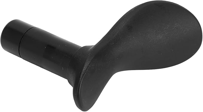 Manual Trigger Point Massage Tool Ergonomic Stress Relief Portable Thumb Massager for Body Deep Tissue Massage Neck Back Legs Rubber Metal Compact Lightweight (Flat Head)