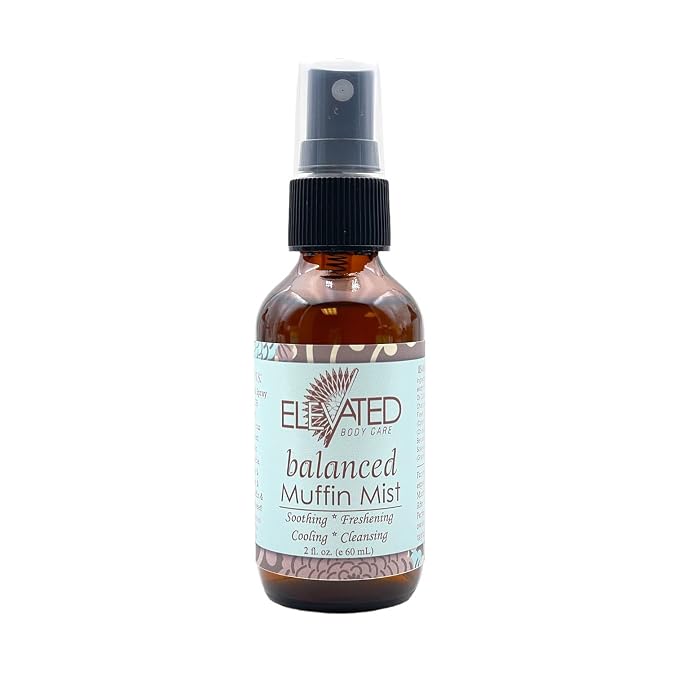 Taylors ELEVATED Muffin Mist – Natural Feminine Spray| 5 Scents | Yoni Oil | Vegan | Herbal Infused Oil helps Soothe Vaginal Dryness, Itch, Soreness, Odor | Feminine Hygiene | Postpartum (Balanced)