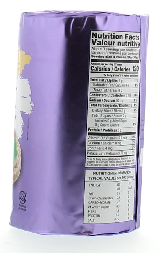 Haddar Multigrain Unsalted Rice cakes, 3.5 Oz