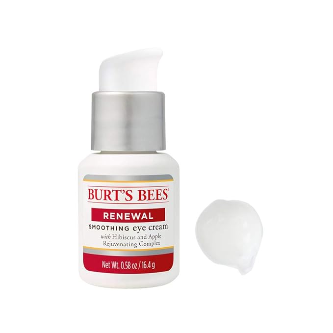 Burt's Bees Renewal Smoothing Eye Cream, Firming Eye Cream, Hibiscus 0.58 Ounce
