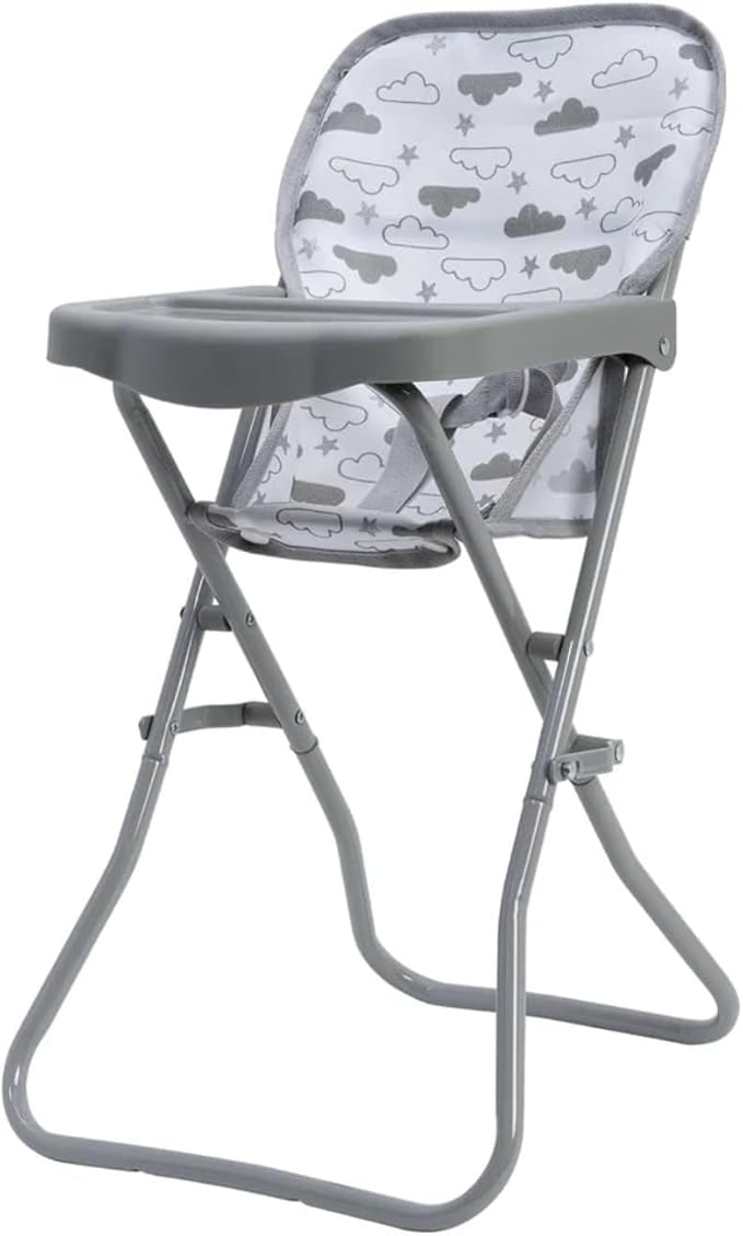 ADORA Durable Twinkle Star Baby Doll High Chair for Feeding and Imaginative Pretend Play, Suits Most Stuffed Animals, Plush Toys, and Dolls up to 16 inches, Birthday Gift for Ages 3+