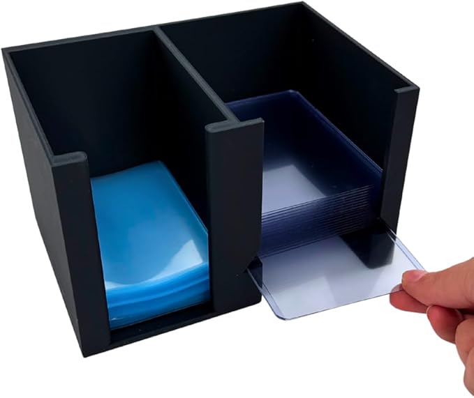 EnderToys CardCare Lite (Black) - Toploader Dispenser - Penny Sleeve Holder