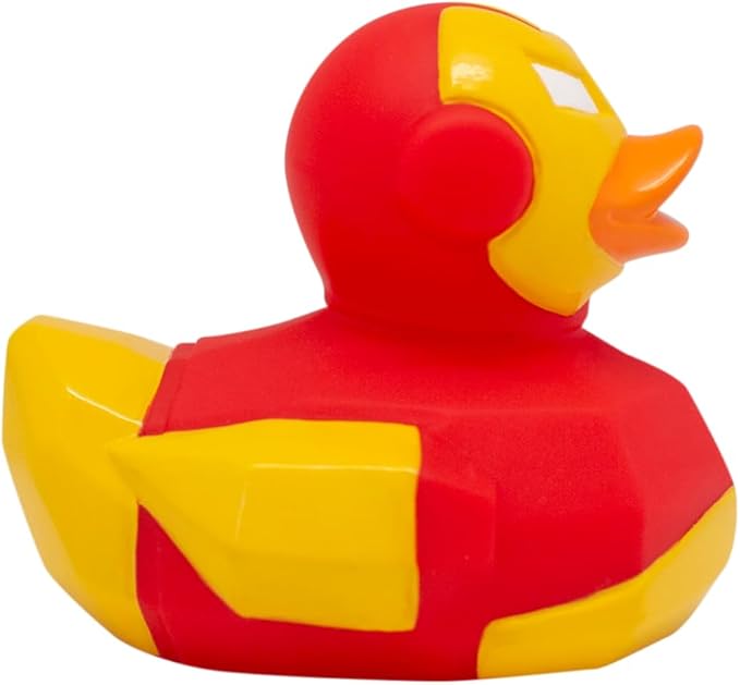 Red Star Rocket Rubber Duck | Movies, Comic Character | Safe for Children | Collectable, 100's to Chose | 3 x 3.5 x 3