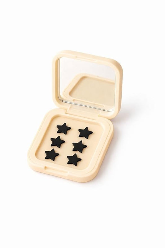 Pimple Patches Hydrocolloid for Face – Acne Spot Treatment Stickers – Invisible Zit Dots for Breakouts – Day & Night – 24 Count – DOTTI (Black Star)