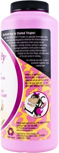 Lady Anti-Monkey Butt Powder with Cornstartch - Net Wt. 6 oz.[Health and Beauty] [Misc.]