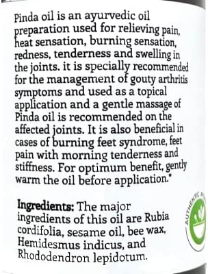 Pinda Ayurvedic Oil for Pitta Balancing