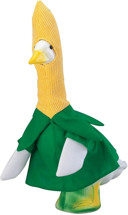 Fox Valley Traders Gaggleville Corn on the Cob Goose Outfit, Fits Large 23" H Statue