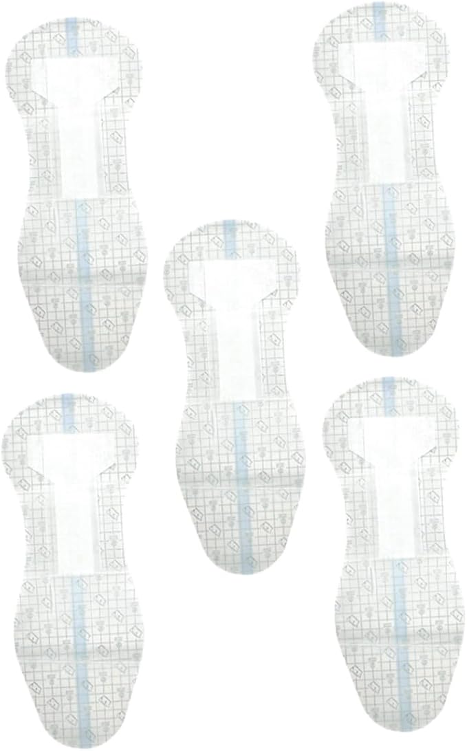 FOMIYES 5pcs Private Stickers for Women Pads Panty Liners Swimming Privacy Sticker Blister Pads Tape Pack