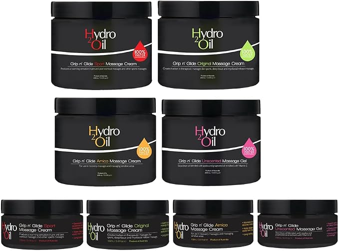 Hydro 2 Oil Original Massage Cream 3.4 fl oz - Elevate Your Massage Experience with This Nourishing Cream, Blending Smoothness and Hydration for Ultimate Relaxation.