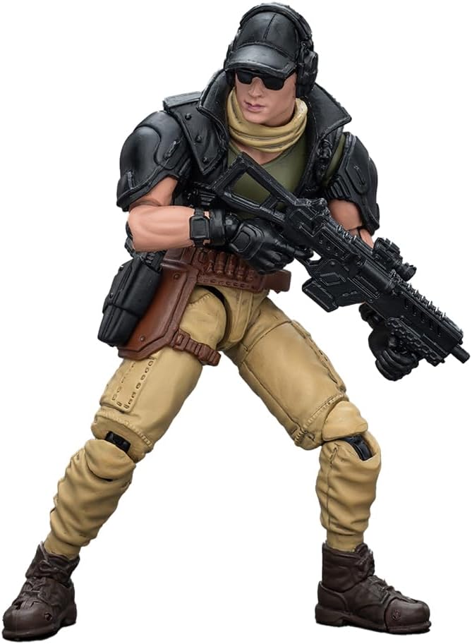 JOYTOY 1/18 Action Figure - Kina Mercenaries-The Assault Vanguard ABS & PVC, Perfect for Collectors & Decor - 4.1 Inch, 3.49 OZ (JT9886)