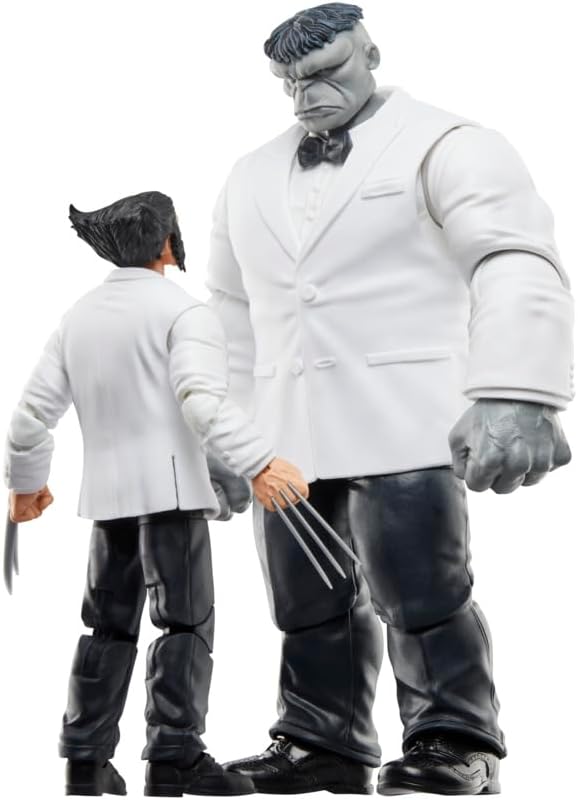 Marvel Legends Series Marvel's Patch and Joe Fixit, Wolverine 50th Anniversary Comics Collectible 6-Inch Scale Action Figure 2-Pack