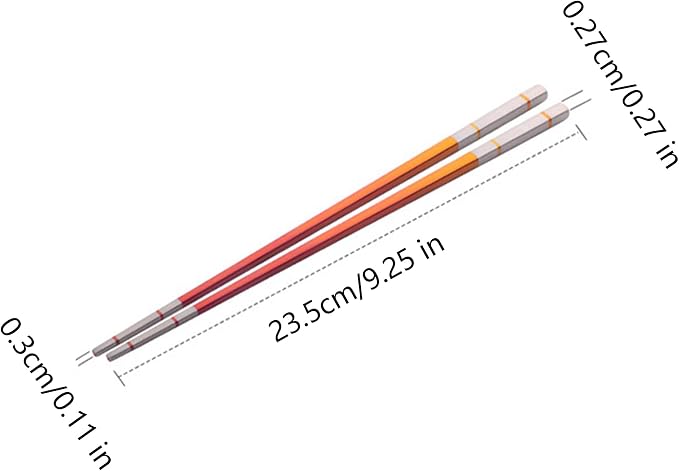 Reusable Stainless Steel Chopsticks,Dishwasher Safe , Easy to Use(6 PCS,purple)