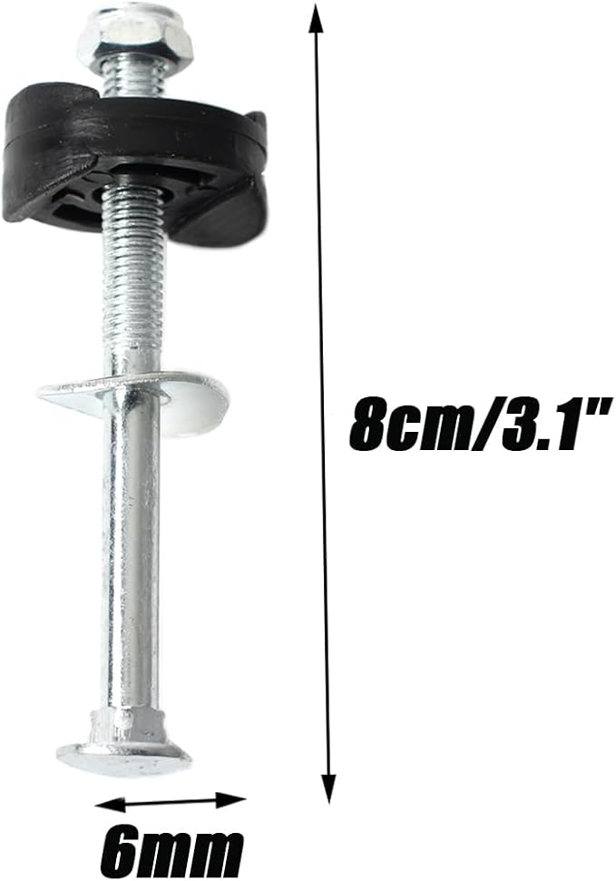 Trampoline Accessories Trampoline Screws Screws to fix The Trampoline Suitable for Large Trampolines(Long Screw 6mm-4pack)